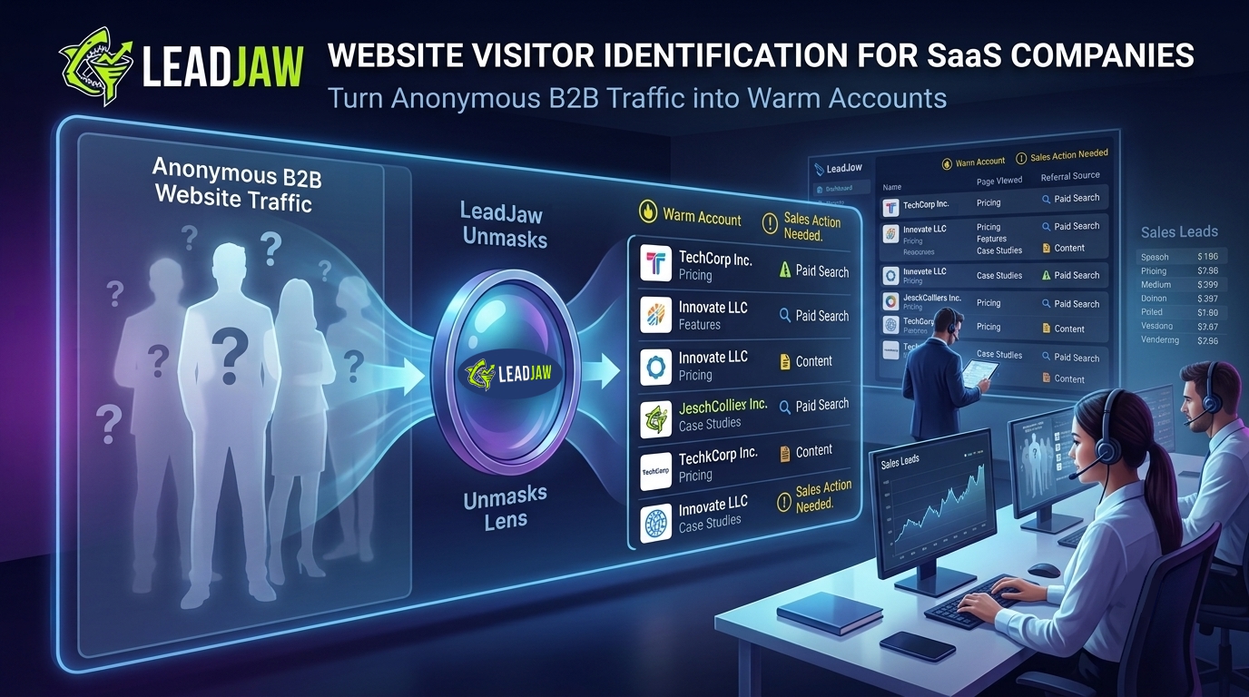 Website Visitor Identification for SaaS Companies