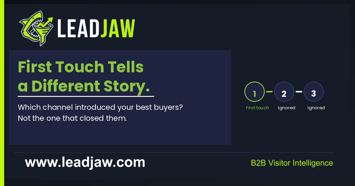 What First Touch Attribution Actually Measures